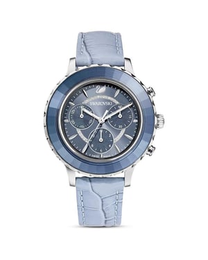 Swarovski 5580600 Octea Lux leren band chronograaf dameshorloge