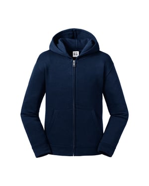 Russell Kinderen/kinderen Authentieke Zip Hooded Sweatshirt (Franse marine)
