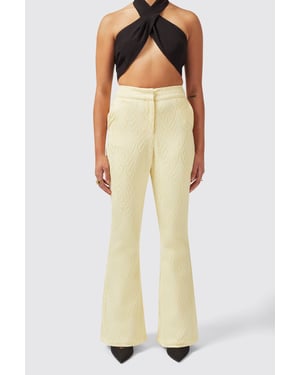 Fiore Slim Fit Yellow Trouser