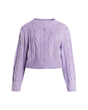 Mymo Gebreid vest Dames violet