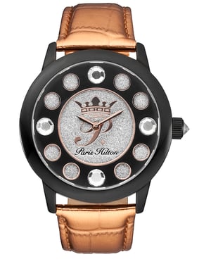 Paris Hilton Womens Fame Black Dial Watch