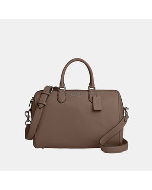 Rowan Large Satchel in Soft Pebbled Leather