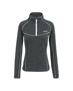 Regatta Yonder II Half Zip Fleece Top för damer/kvinnor (Seal Grey)