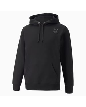 Puma x Maison Kitsune Långärmad Svart Pullover Herr Hoodie 532325 01