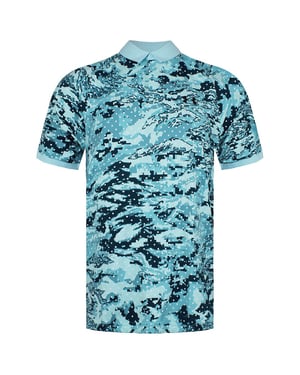 Under Armour Iso-Chill Penta Dot Heren Blauw Golf Poloshirt