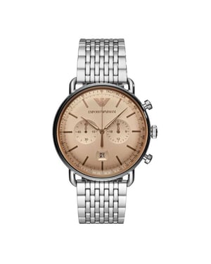 Emporio Armani Pilotskronograf i Rostfritt Stål