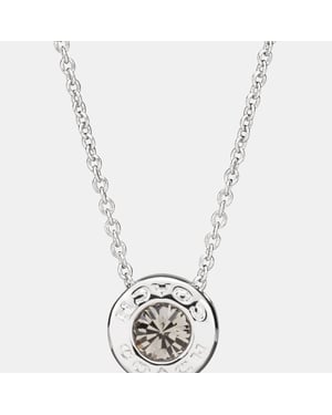 Open Circle Stone Necklace