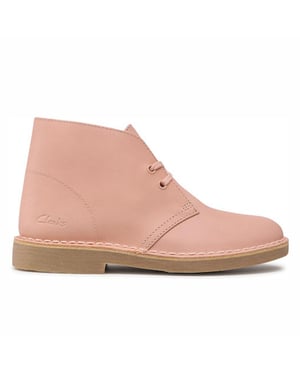 Clarks Originals Desert 2 dam rosa stövlar