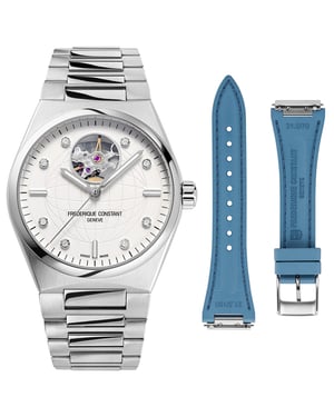 Frédérique Constant Highlife Heart Beat Dames Horloge Zilverkleurig FC-310SD2NH6B