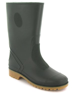Childrens Wellies Paddington Slip On green