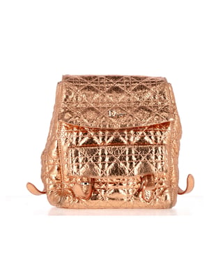 Dior Stardust Backpack in Gold Leather