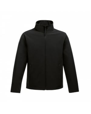 Regatta Mens Ablaze Printable Softshell Jacket (Black/Black)