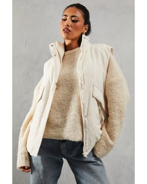 Padded Puffer Zip Pocket Gilet
