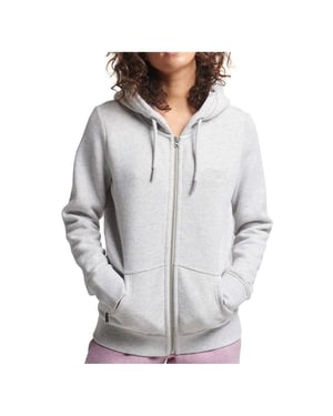 Superdry dames sweatshirt met vintage logo en borduurwerk