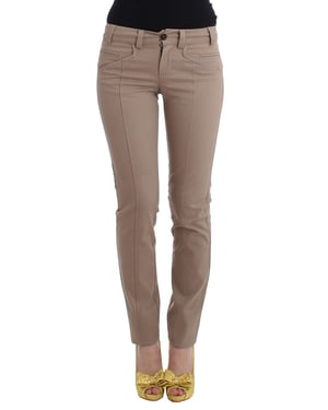 Cavalli Dames Beige slanke jurk broek