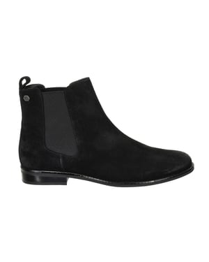 Velvet effect ankle boots with elastic bands WF200004A women