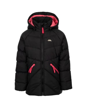 Trespass Kinder/Kinder Annah gewatteerde jas (Zwart)