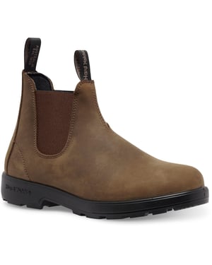 Hard Yakka Brunswick Läder Herrar Saddle Brown Nubuck Kängor