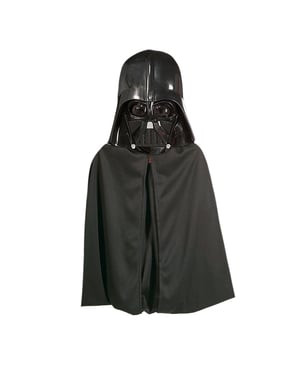 Star Wars Childrens/Kids Darth Vader Mask & Cape Set (Black)