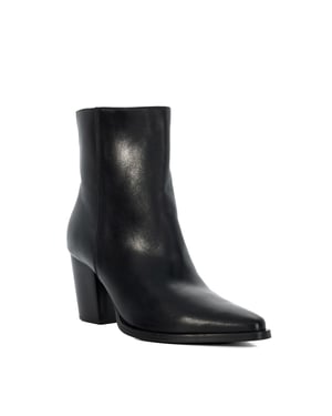 Dune Ladies Paxten - Leather Western Ankle Boots