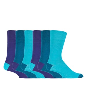 Gentle Grip - 6 Pairs Mens Gentle Grip Non Elastic Socks - MGG90