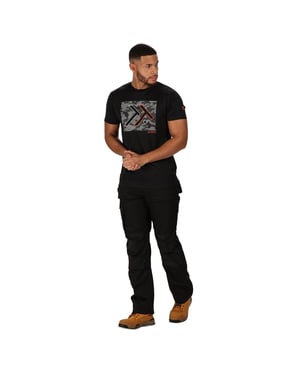 Regatta Mens Incursion Work Trousers (Black)