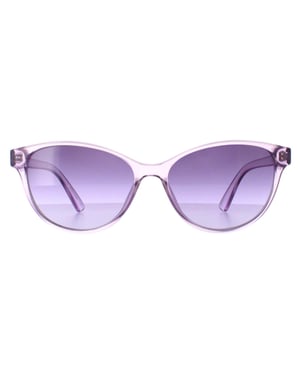 Calvin Klein CK20517S 551 kristal lila paars gradiÃ«nt zonnebril