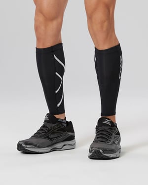 Compression Calf Guards Black/Black