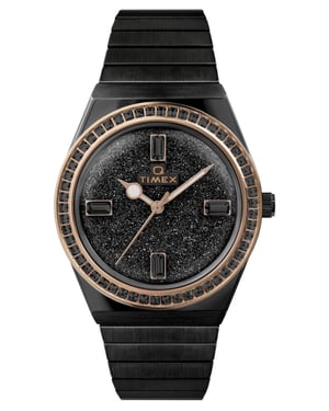 Timex Q Reissue Dames Zwarte Horloge TW2W10600