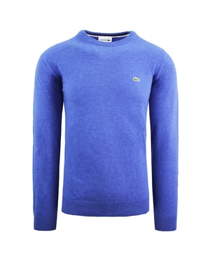 Lacoste Jersey Stickad Herr Blå Tröja