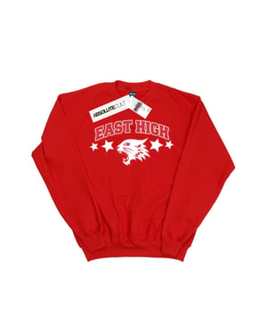 Disney Heren High School Musical The Musical Wildcat Stars Sweatshirt (Rood)