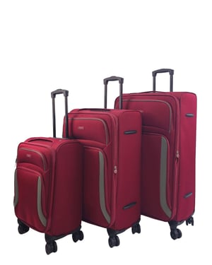 Zachte, extra grote bagage met 8 wielen, lichte reiskoffer