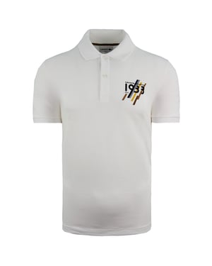 Lacoste Slim Fit Vit polotröja för herrar