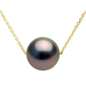 Ketting Echt Gecultiveerde Tahiti Parel DOOR Sluiting Rond 8-9 mm