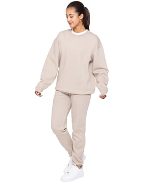 Enzo | Dames Oversized Sweatshirt Tracksuit Set