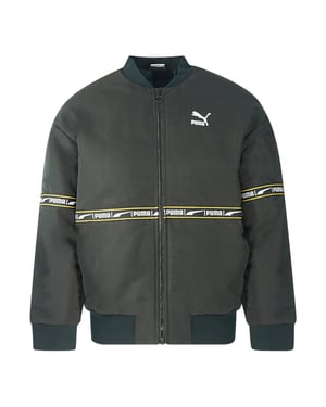 Puma Check Heavy Bomber Black Jacket