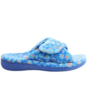 Vionic Relax Terry Womens Blue Slippers