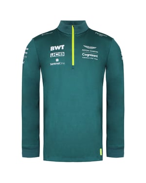 Aston Martin Cognizant F1 Official Team Mens Green Midlayer Top