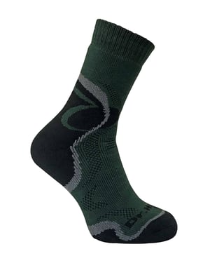 Dr Hunter - Mens Thick Warm Cushioned Padded Sole Merino Wool Thermal Hiking Socks