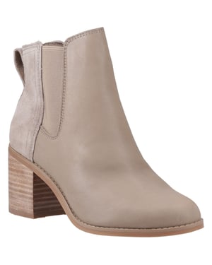 TOMS Evelyn Leather Women's Natural Boots