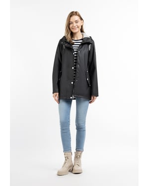 Dreimaster Regenjas Dames zwart