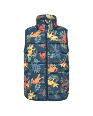 Mountain Warehouse Kinderen/Kinderen Rocko Dinosaurus Gewatteerd Gilet (Groen)