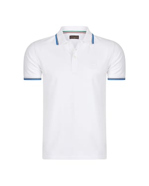 Cappuccino Italia Polo applique pique