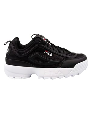 Fila Disruptor A Kids Black Trainers