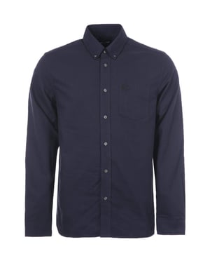 Men's Fred Perry Brushed Oxford Shirt in Navy