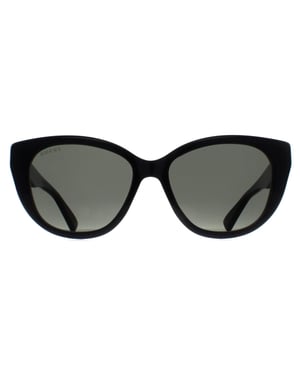 Gucci Cat Eye Dames Zwart Grijs GG1588S