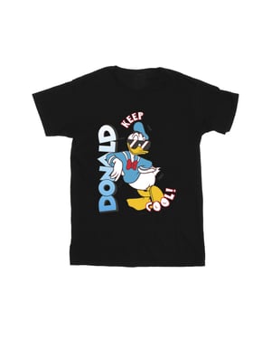 Disney Jongens Donald Duck Cool T-shirt (Zwart)