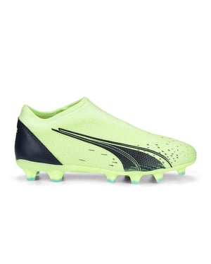 Puma Ultra Match LL FG/AG Kids Green Football Boots