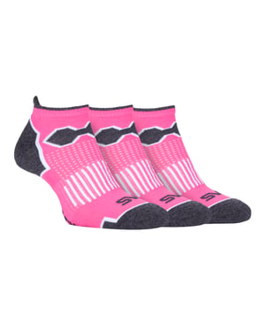 3 Pack Ladies Short Ankle Running Sports Socks with Arch Support