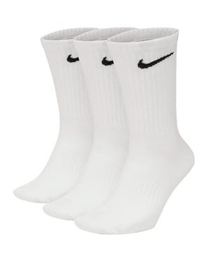 Nike Everyday Lightweight Training Crew Socks White 3 Pairs